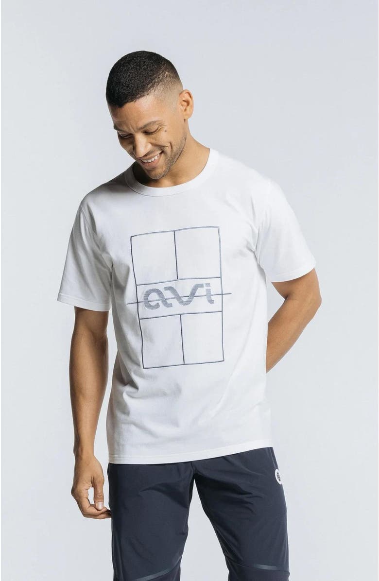 AVI Pickleball Short Sleeve, Alternate, color, White Lotus