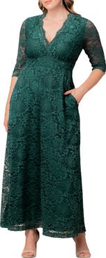 Kiyonna Maria Lace Evening Gown