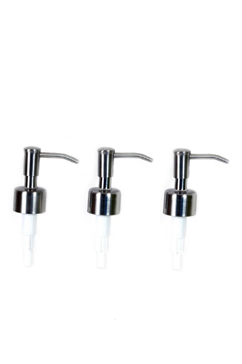 3-Pack Replacement Lotion/Soap Pump, Main, color, SILVER