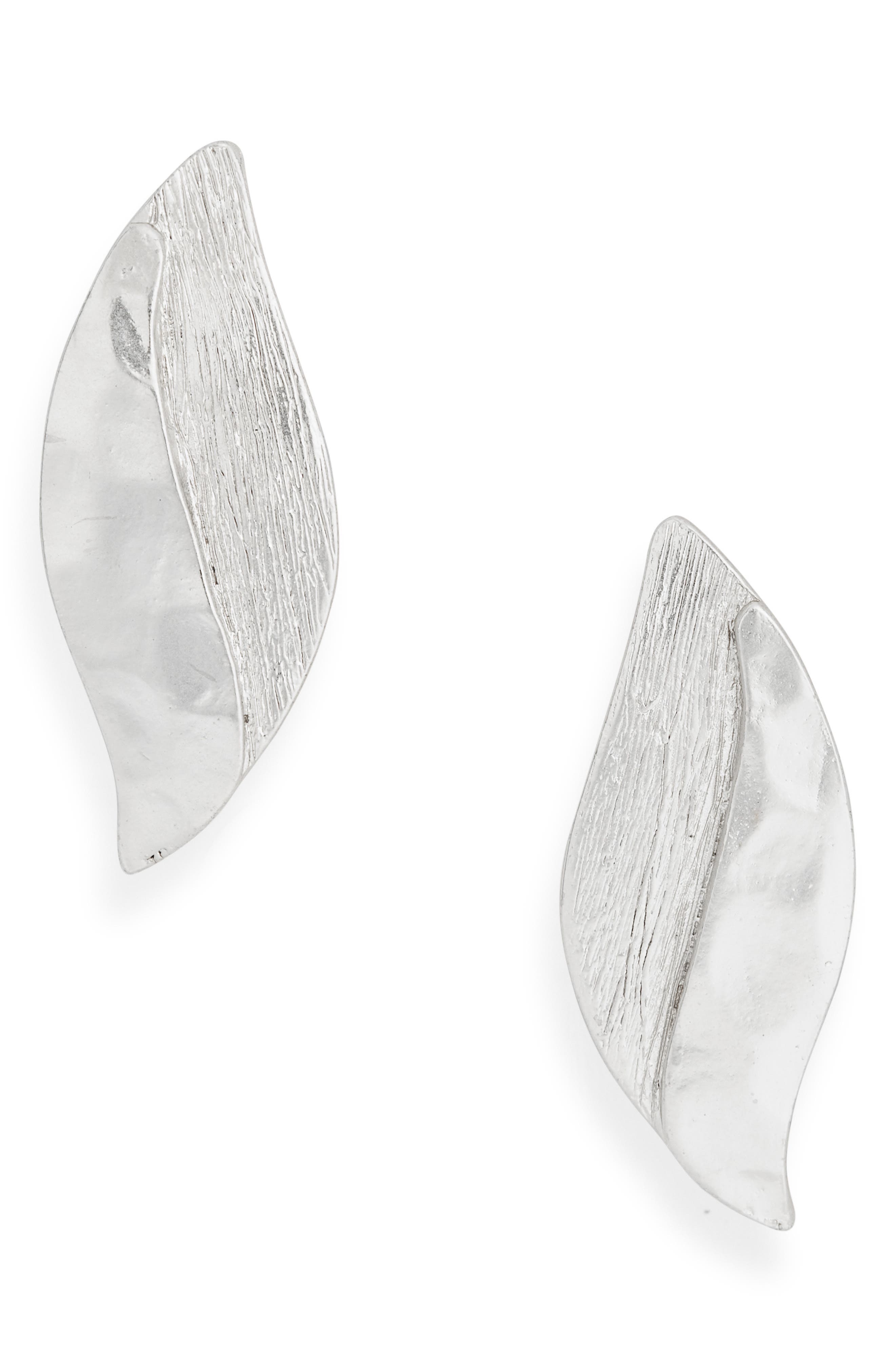Karine Sultan Leaf Drop Earrings