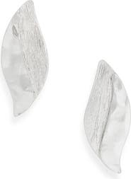 Karine Sultan Leaf Drop Earrings