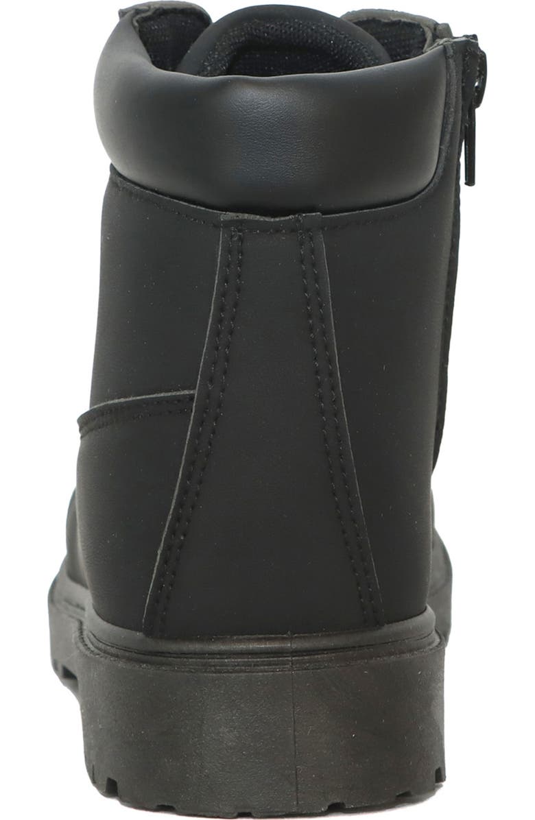 YOKI Kids' Tudor Combat Boot, Alternate, color, Black