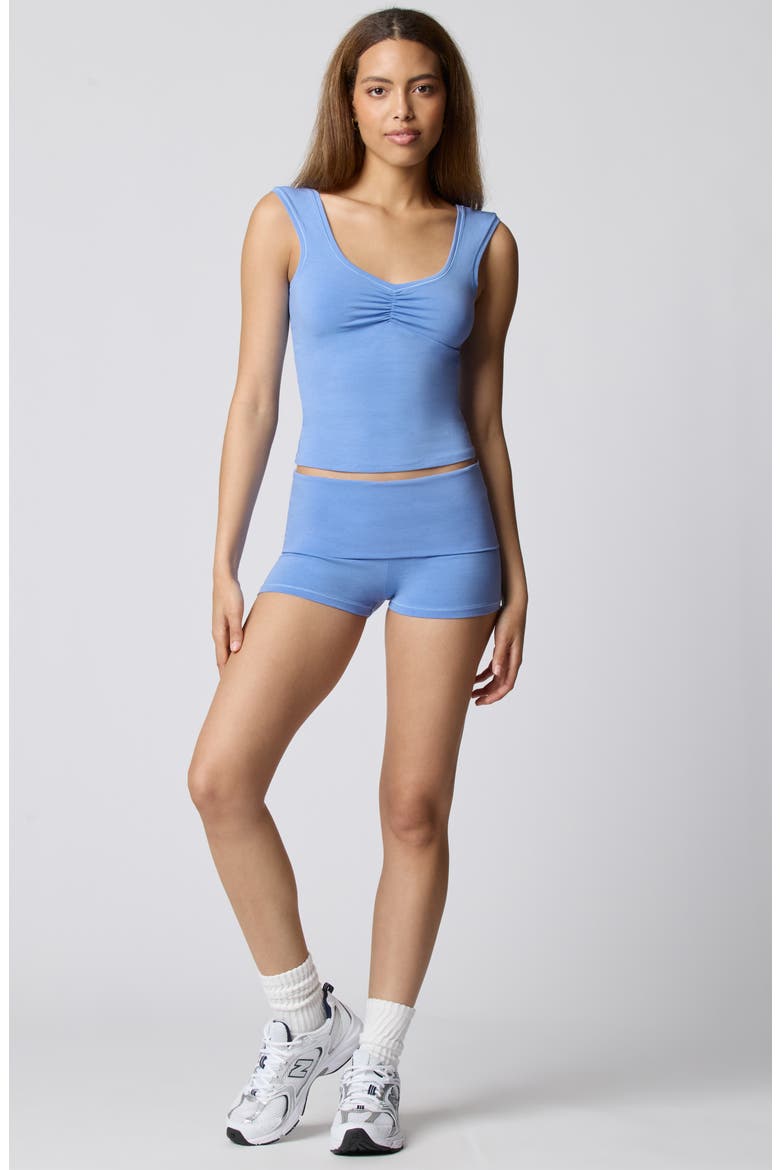 Fold Down Shorts, Alternate, color, PROVENCE