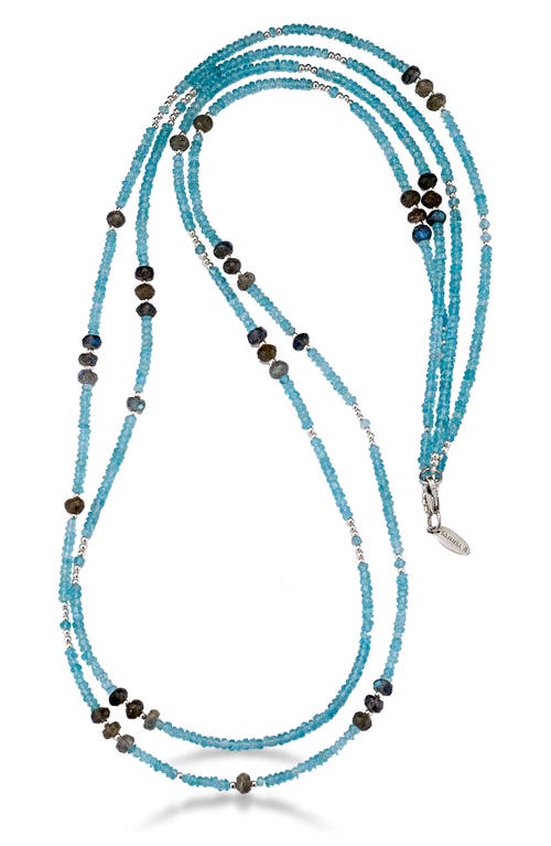Samuel B. Beaded Labradorite & Chalcedony Layered Necklace In Multi