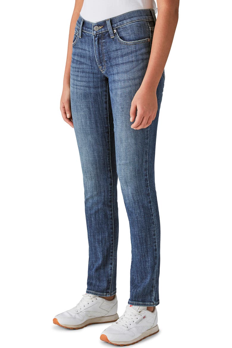 Sweet Straight Leg Jeans, Alternate, color, HOT SPRINGS