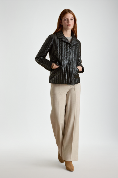 Tabitha Leather Coat