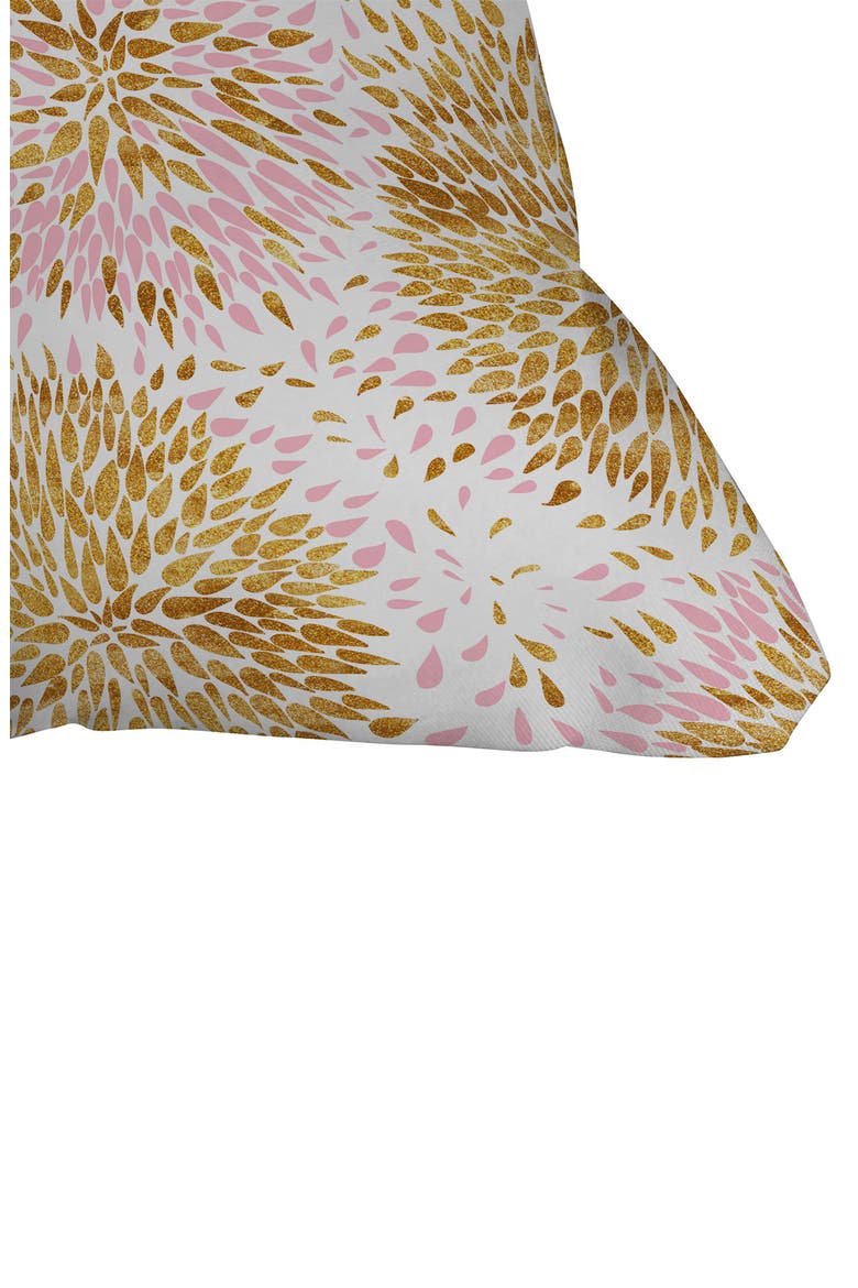 Marta Barragan Camarasa Abstract Flowers Square Throw Pillow, Alternate, color, MULTI