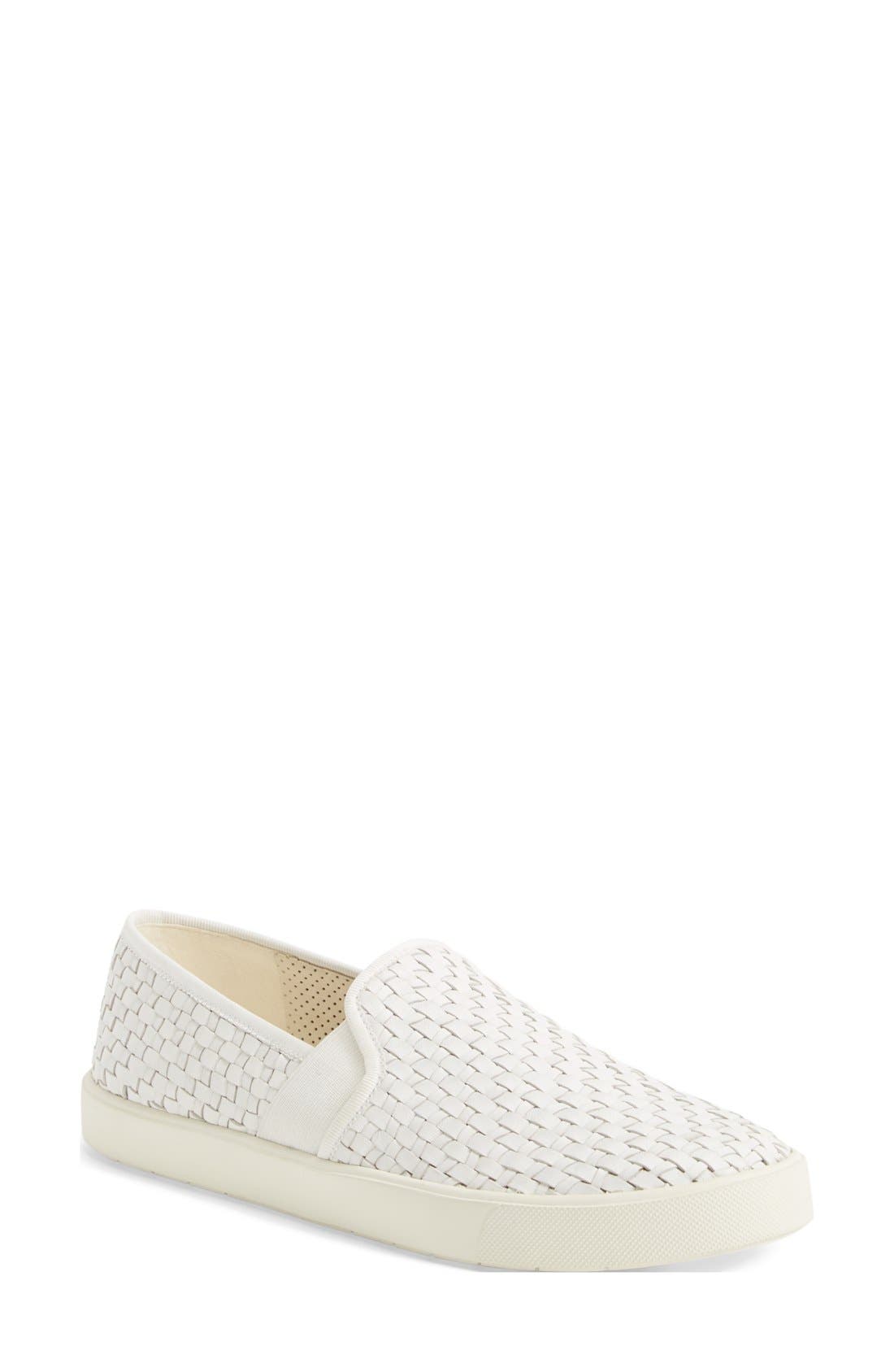 'Preston' Slip-On Sneaker, Main, color, BONE