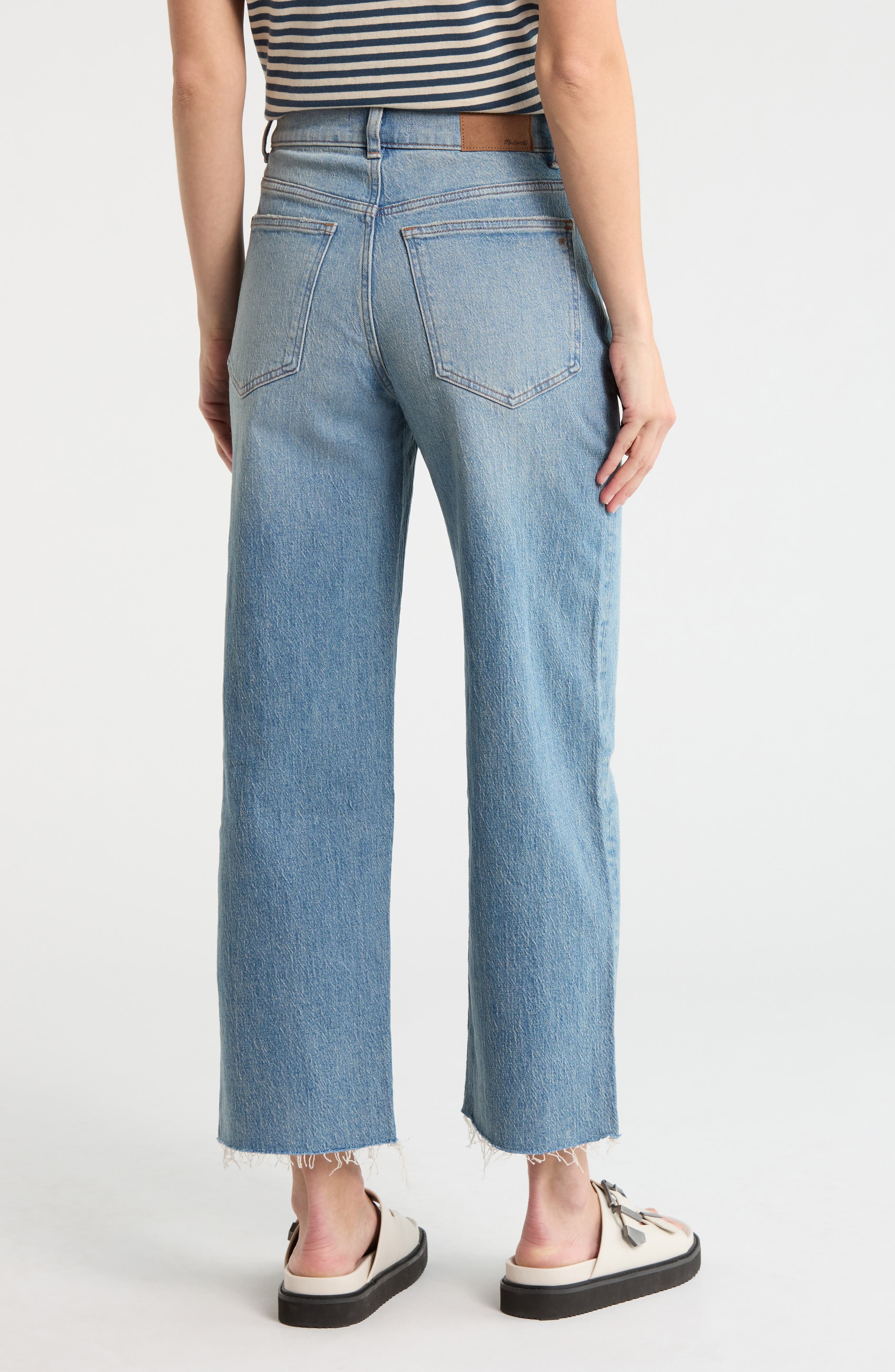 Wide Leg Ankle Crop Jeans - image 2