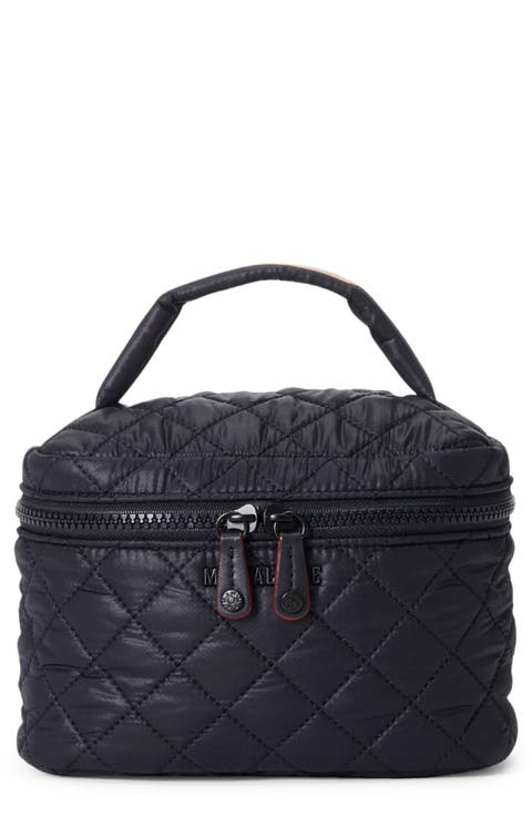 Quilted Nylon Vanity Case
