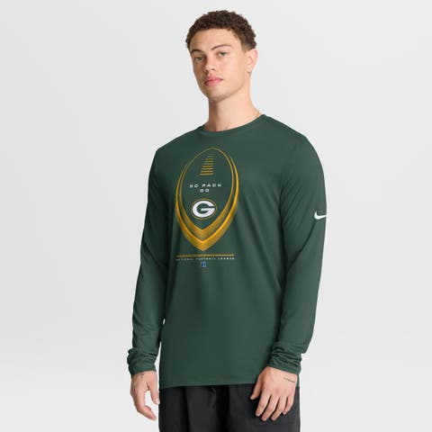 Men's Nike Green Green Bay Packers Legend Icon Dri-FIT Long Sleeve T-Shirt