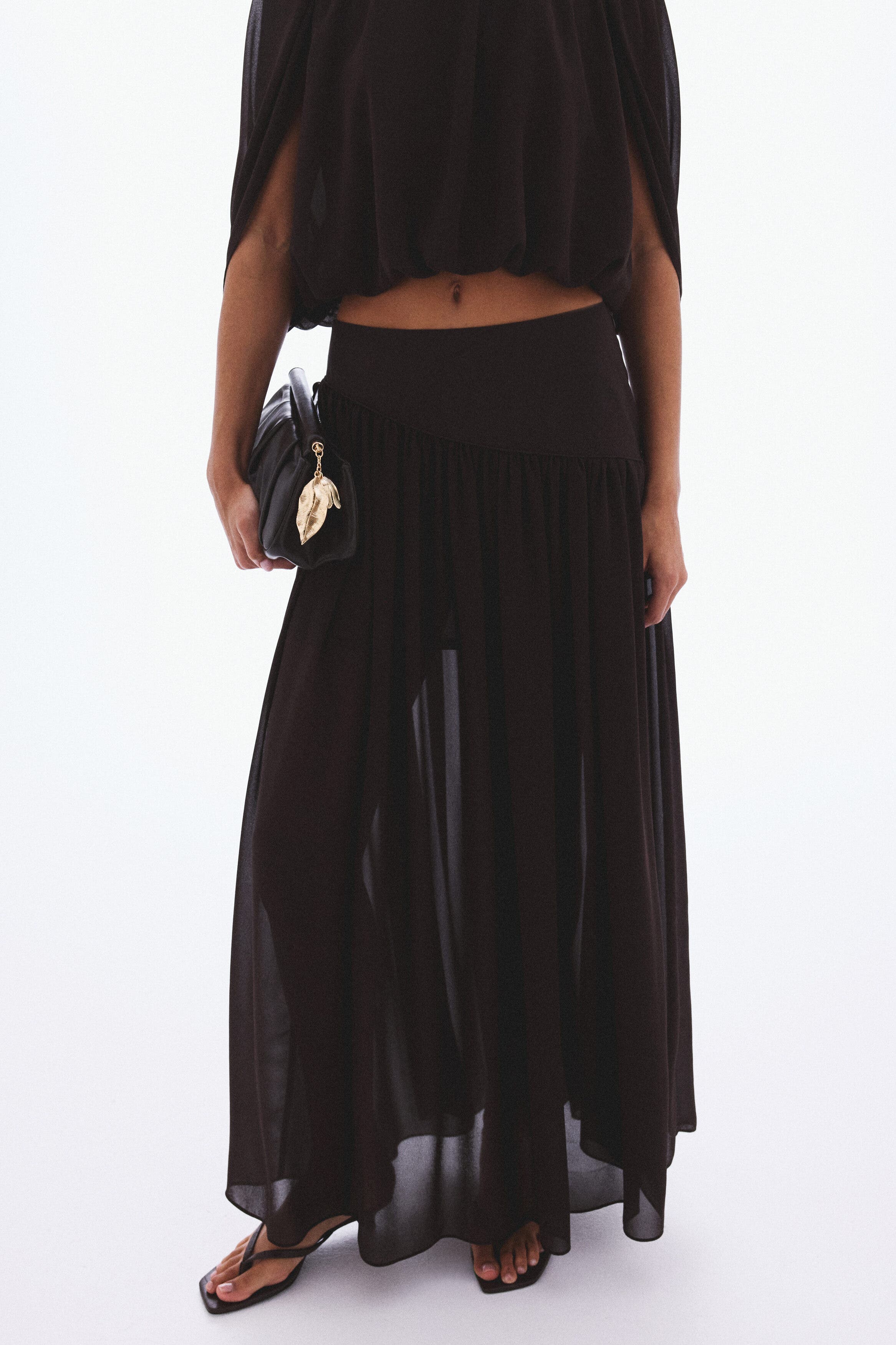 Chiffon maxi skirt - image 2