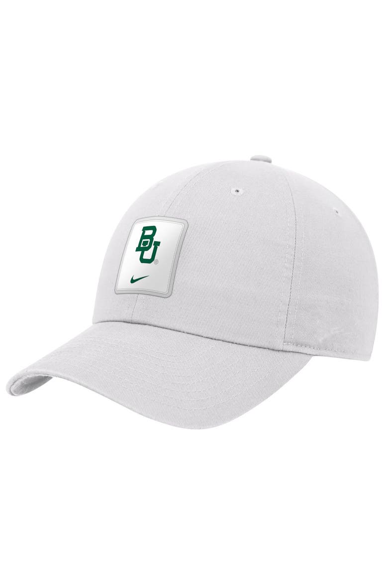 Men's Nike White Baylor Bears 2026 On-Field Club Adjustable Hat, Main, color, White