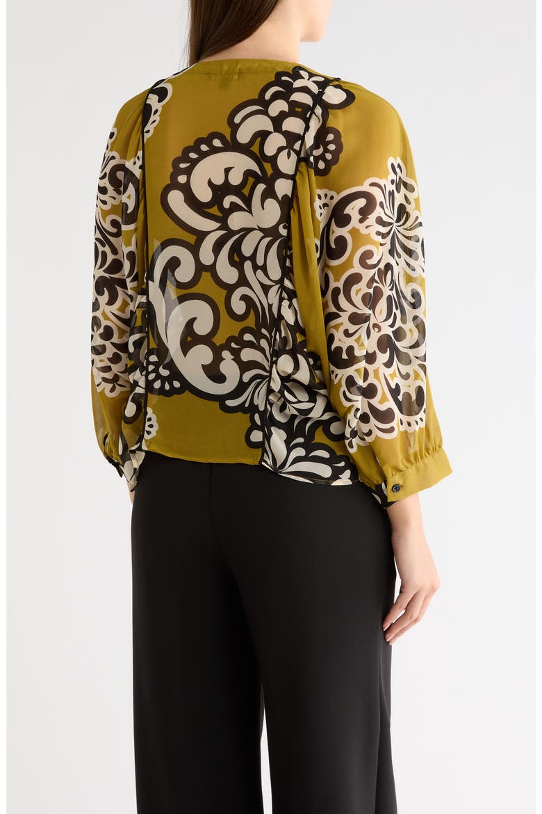 Large Print Top, Alternate, color, CITRON DAMASK