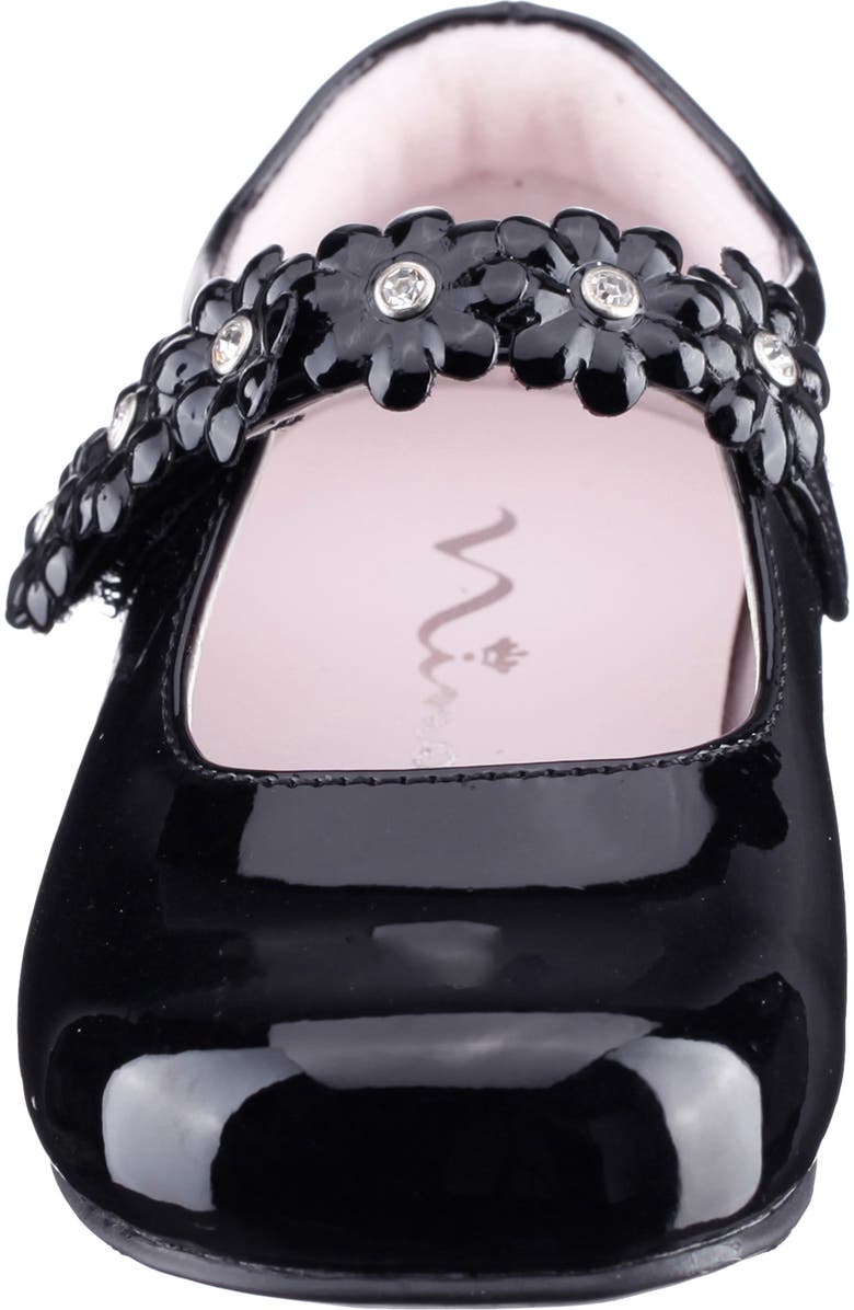 Nina Kids' Tuley Mary Jane Flat, Alternate, color, Black Patent
