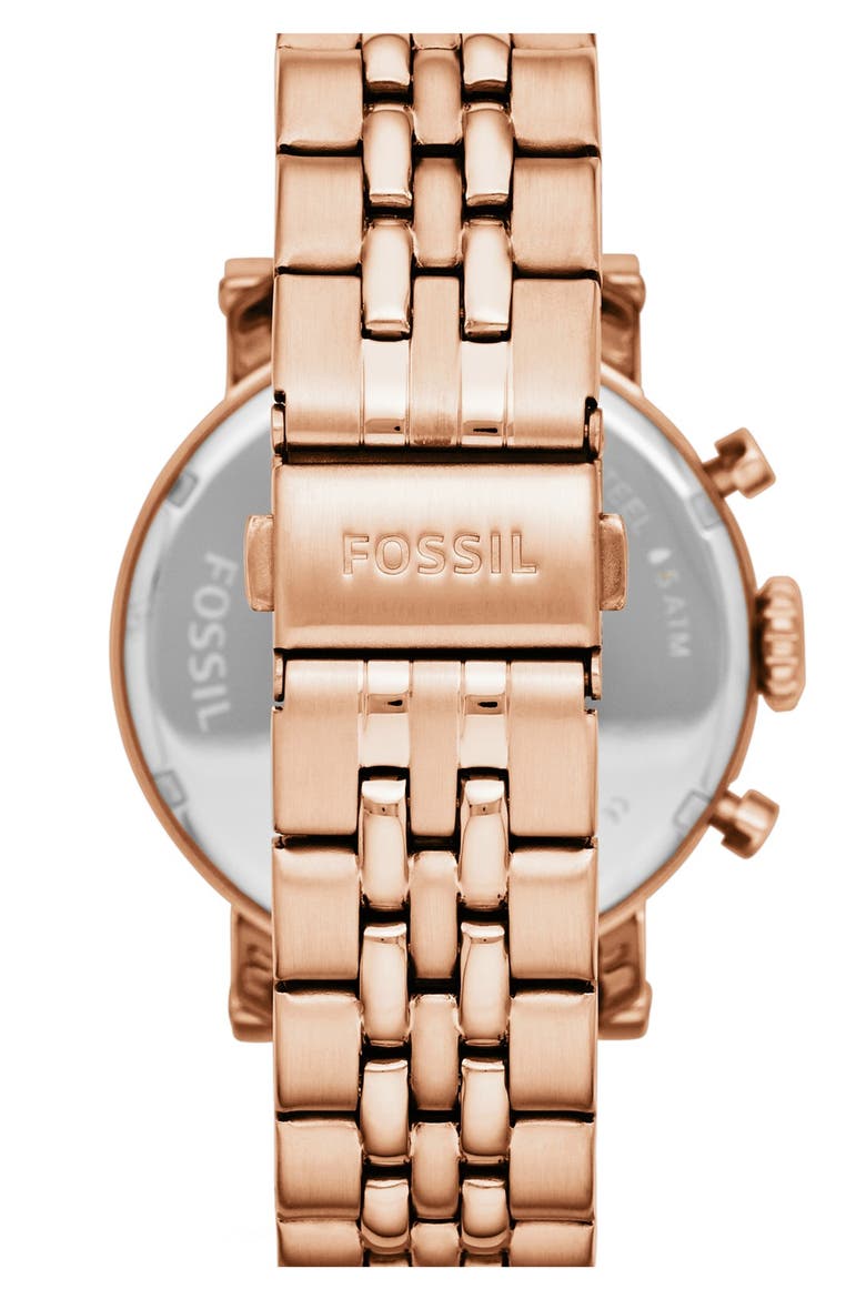 'Original Boyfriend' Chronograph Bracelet Watch, 38mm, Alternate, color, ROSE GOLD/ TAUPE