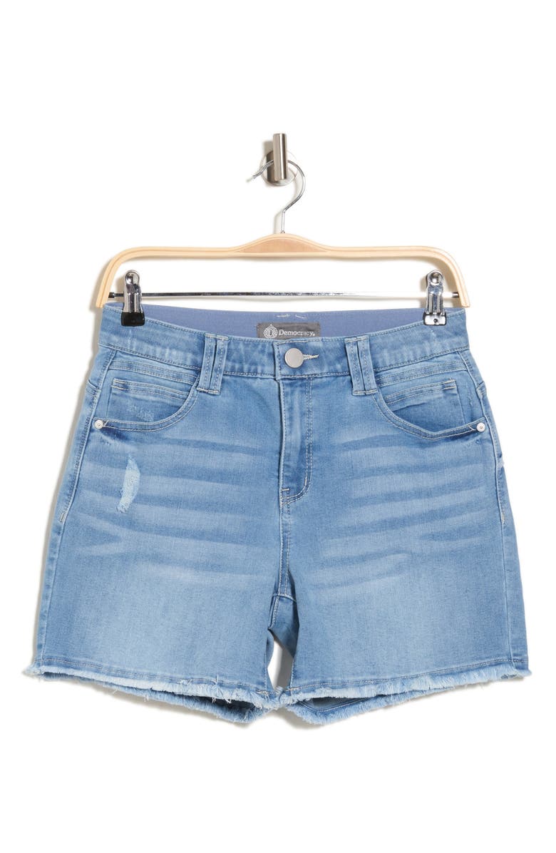 Democracy Cutouff Denim Shorts, Alternate, color, 