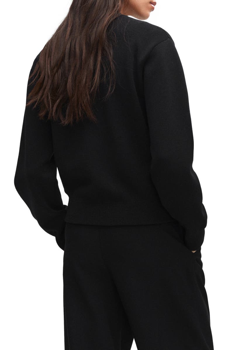 MANGO Crewneck Cardigan, Alternate, color,