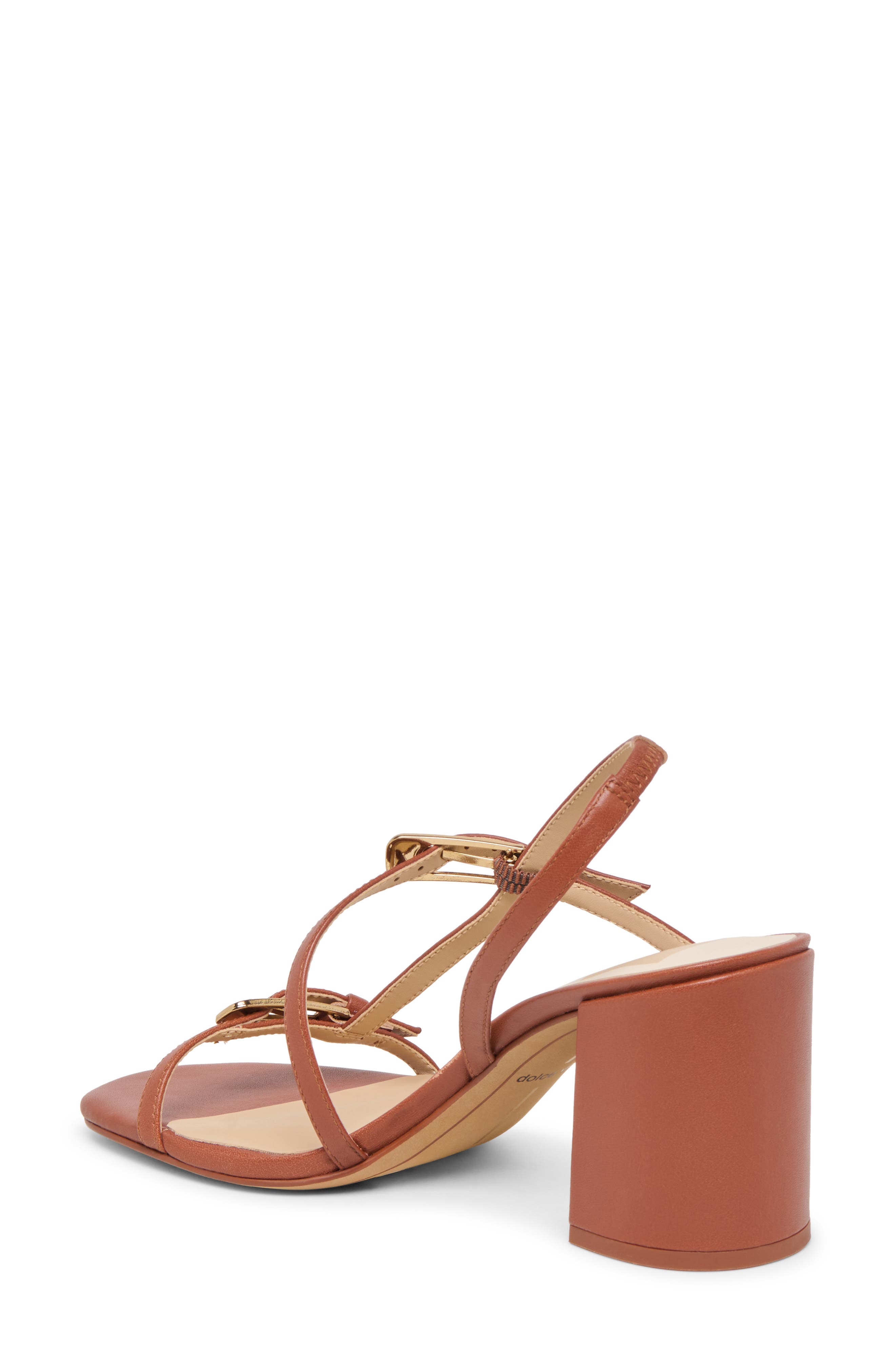 Dolce Vita Faye Slingback Sandal, Alternate, color, Cognac Leather