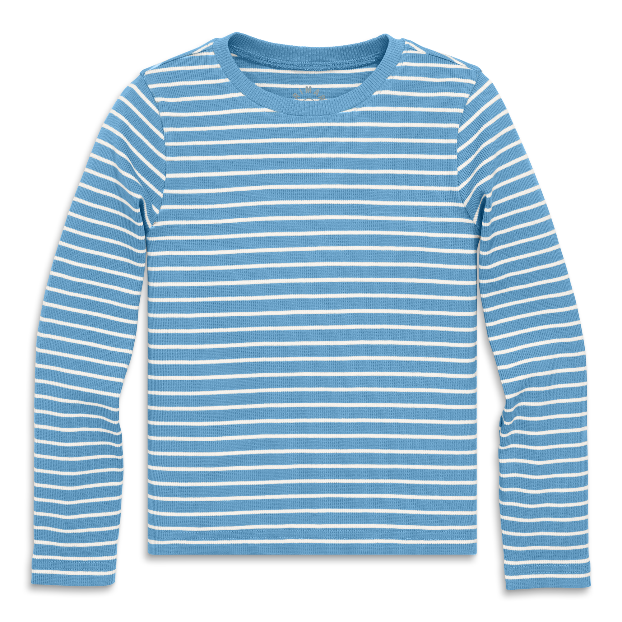 selected Cornflower Ivory Stripe
