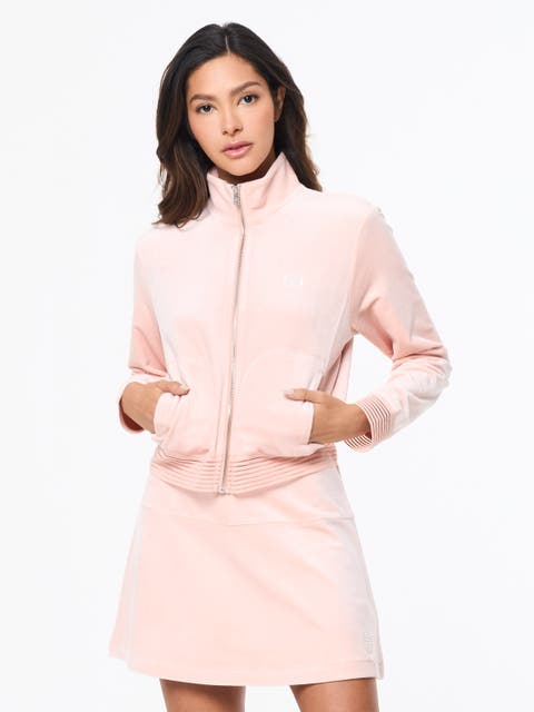 Piera Velour Track Jacket