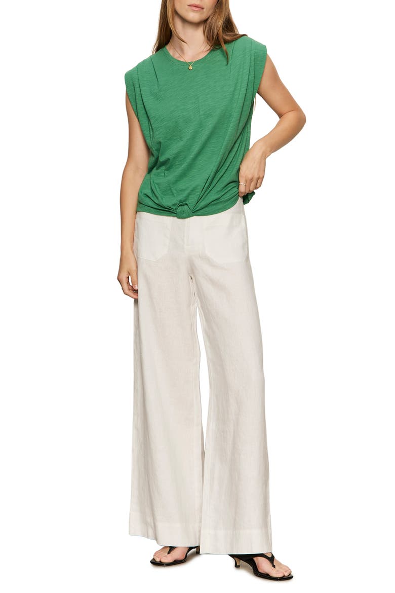 Knotted Muscle Tee, Alternate, color, GREEN JUICE