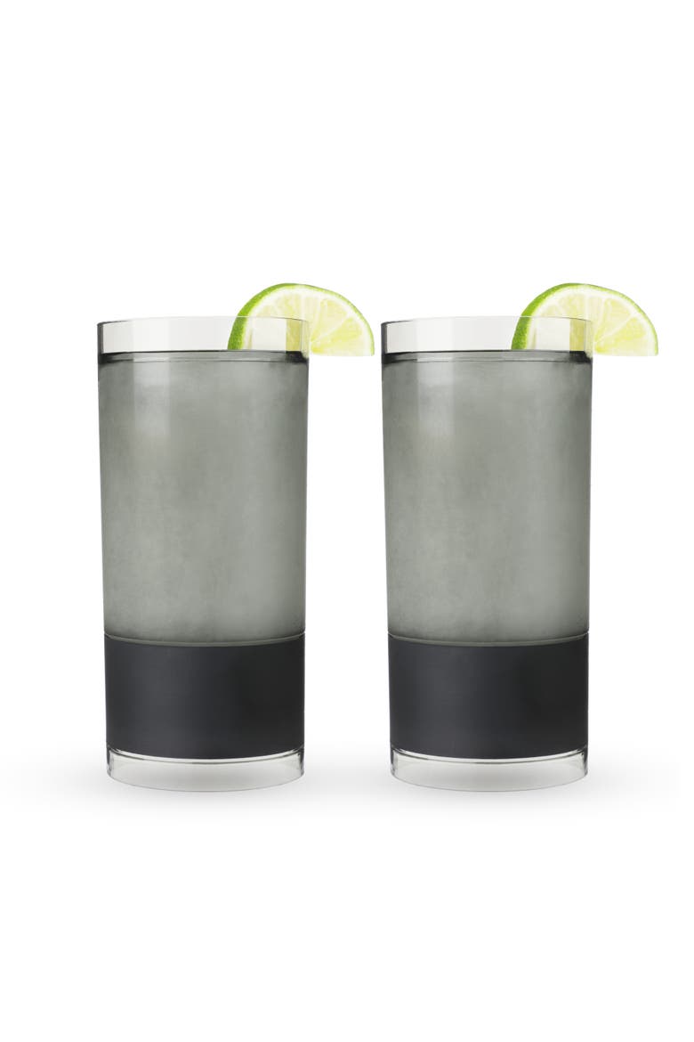 Highball FREEZE Cooling Cup Set of 2, Main, color, Tinted Gray