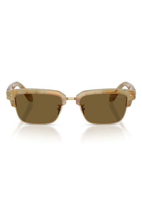 52mm Rectangular Sunglasses
