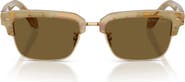 AX Armani Exchange 52mm Rectangular Sunglasses