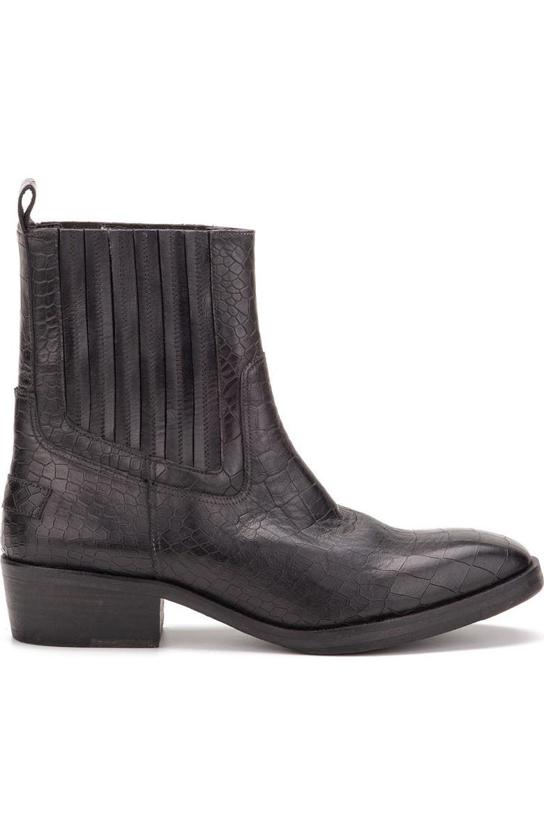VINTAGE FOUNDRY Main Croc Embossed Leather Boot, Alternate, color,