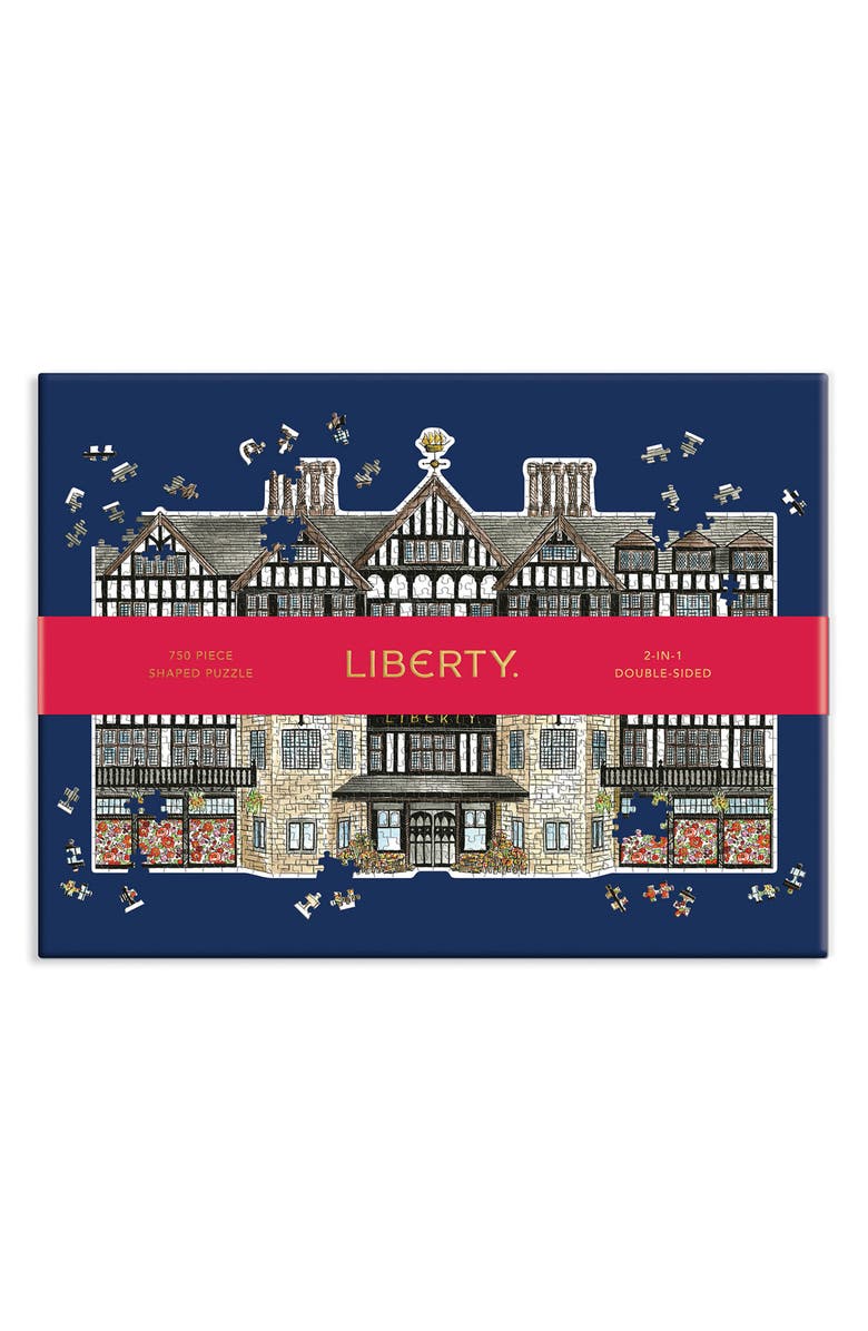 galison Liberty Tudor 750-Piece Double-Sided Puzzle, Main, color,