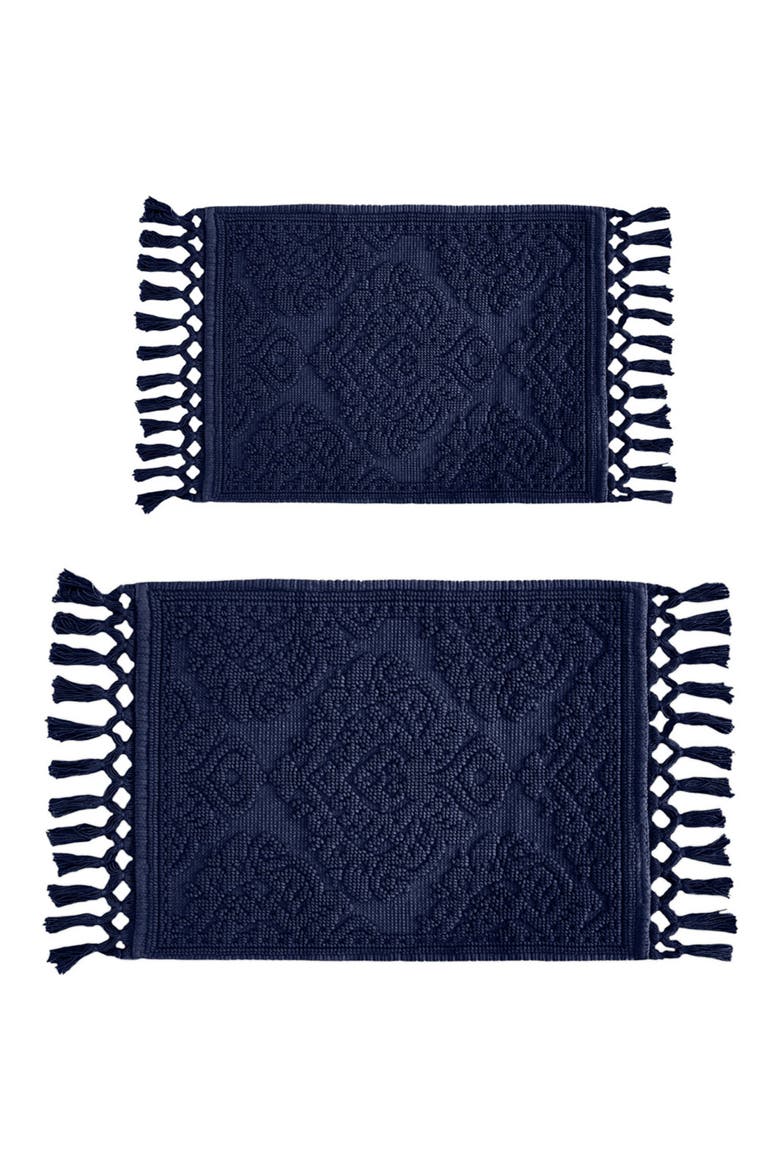 Ricardo 2-Piece Bath Mat Set, Main, color, INDIGO