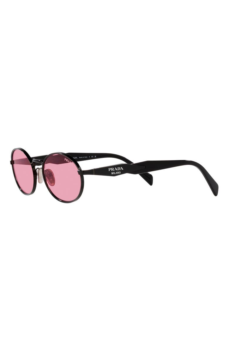 Prada 55mm Oval Sunglasses, Alternate, color,