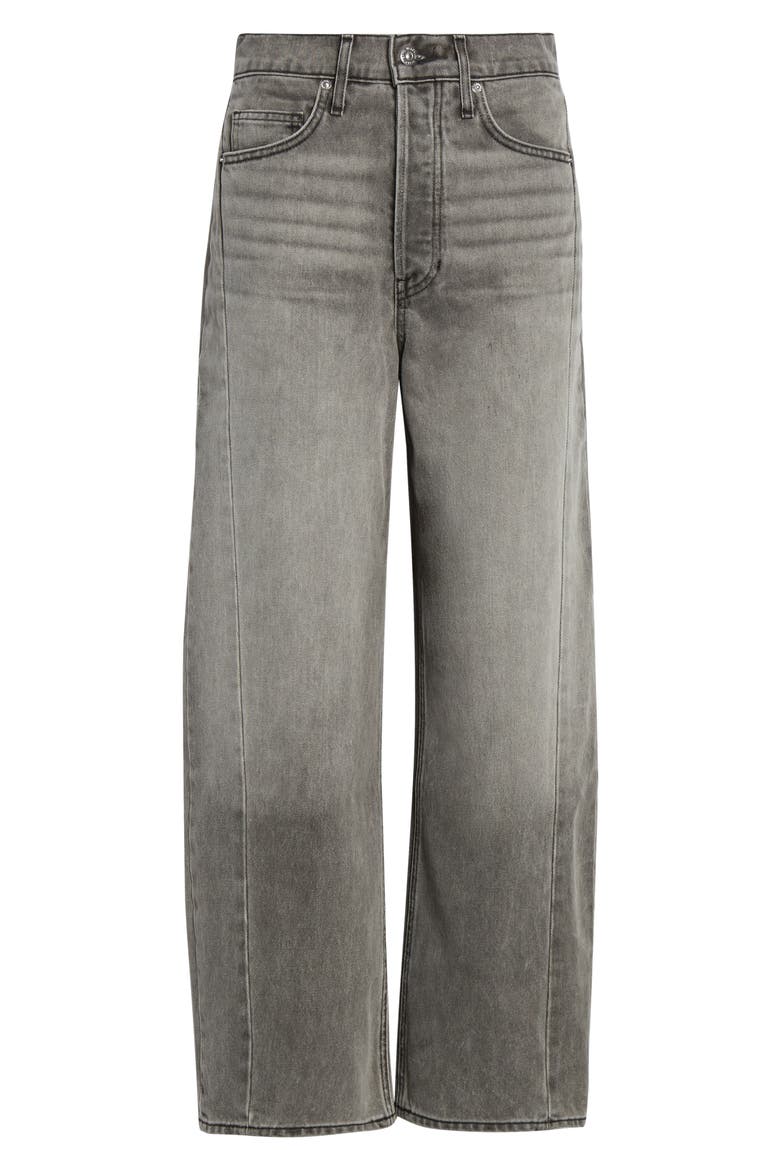 Ryder High Waist Barrel Leg Jeans, Alternate, color, VOLCANIC DUST