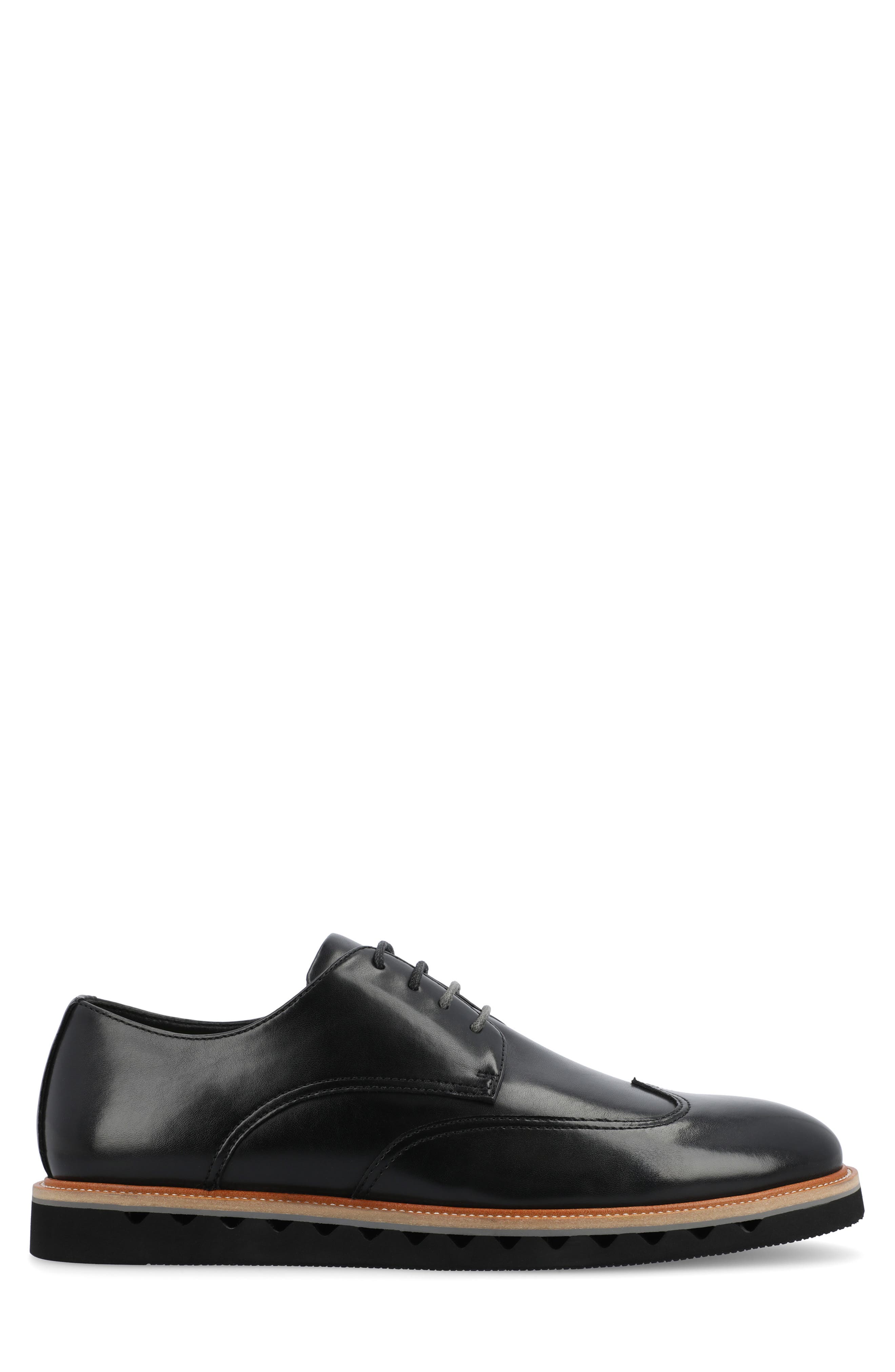 VANCE CO Evander Tru Comfort Wingtip Derby, Alternate, color, Black