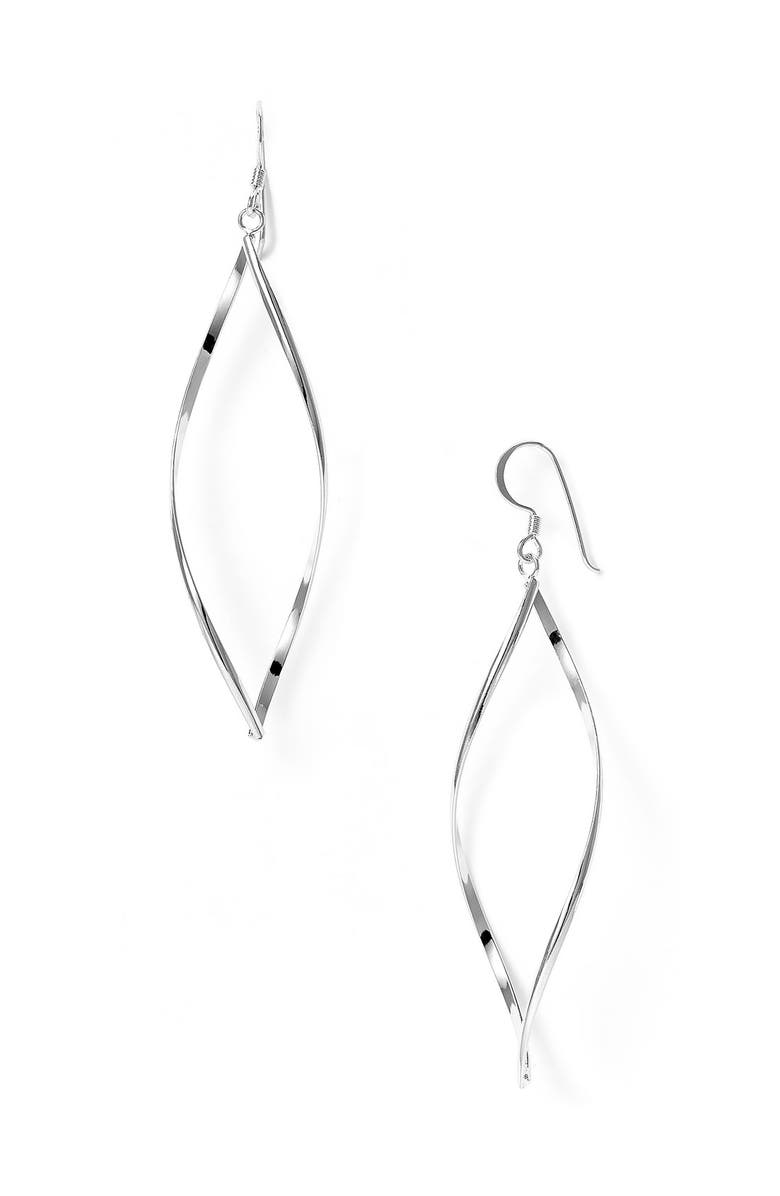 Argento Vivo Sterling Silver Argento Vivo Marquise Earrings, Alternate, color, 
