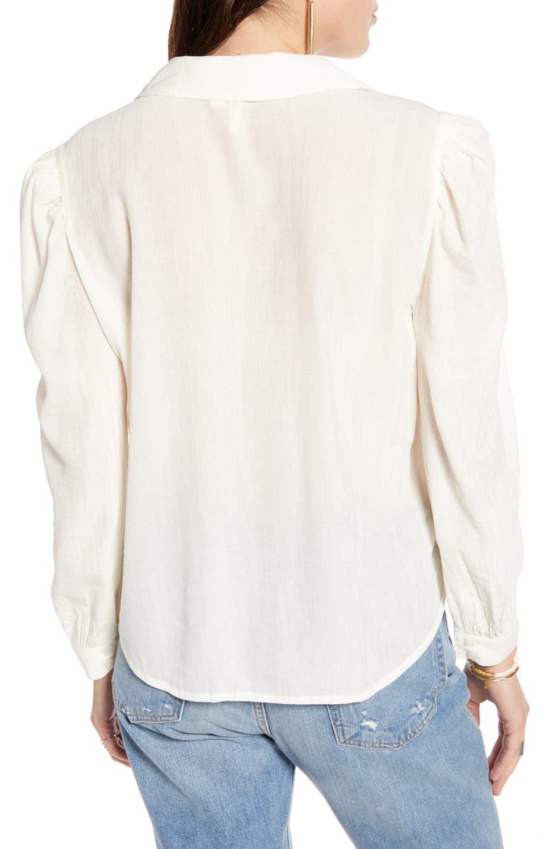 Treasure & Bond Puff Sleeve Textured Blouse, Alternate, color,