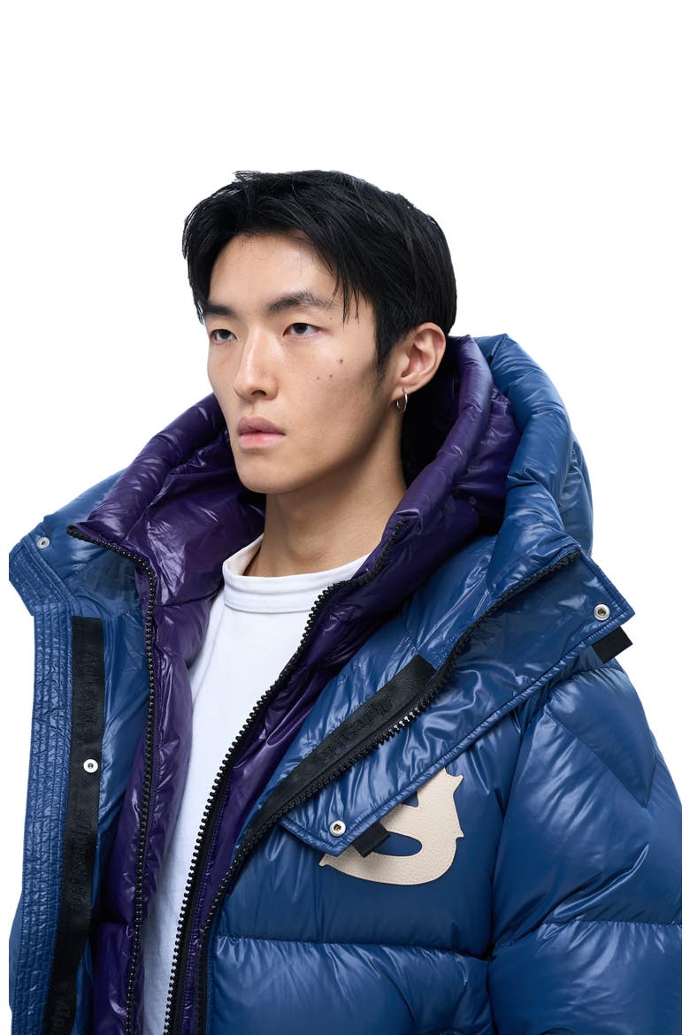 Kudu Gen Double Hood Puffer Jacket 2.0, Alternate, color, Blue