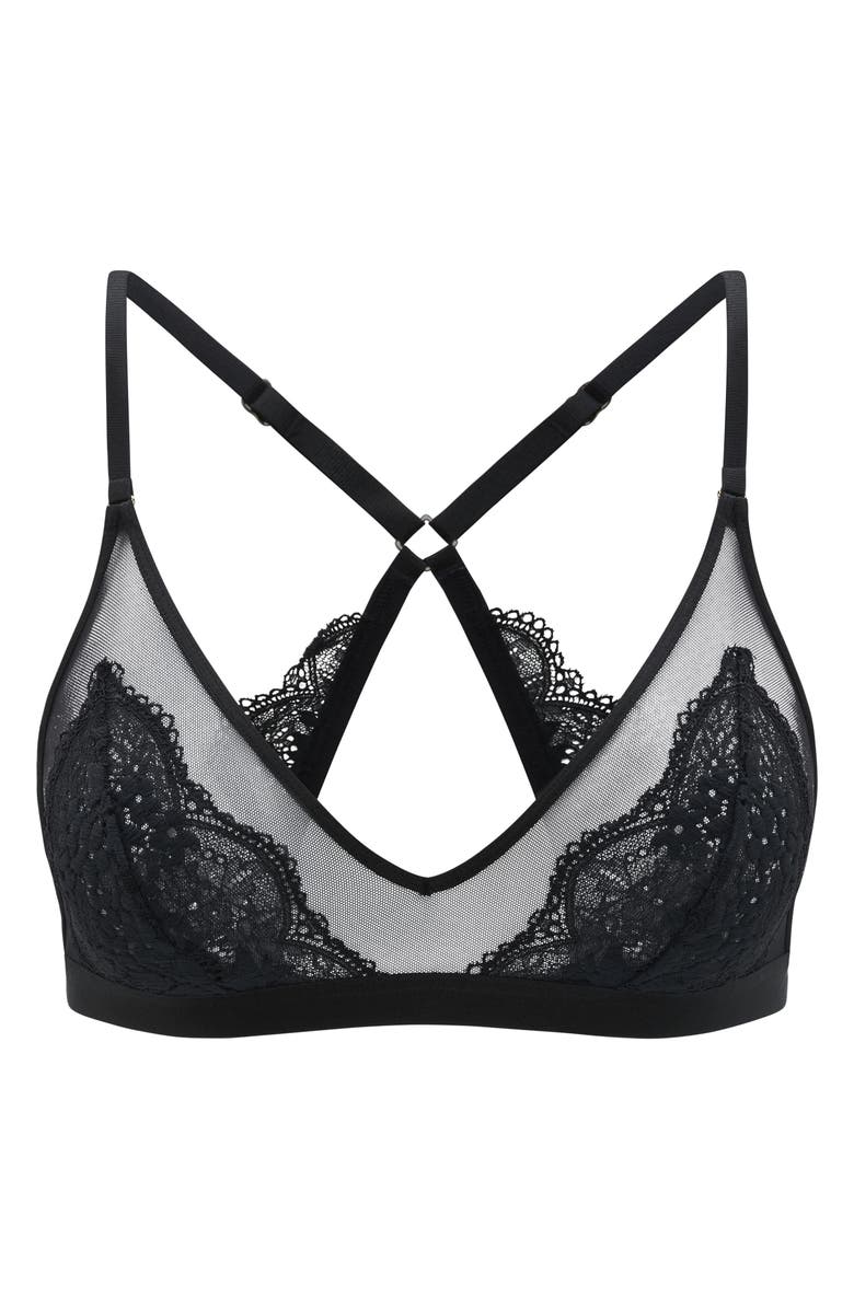 ThirdLove All Day Lace Unlined Racerback Bralette, Alternate, color, 