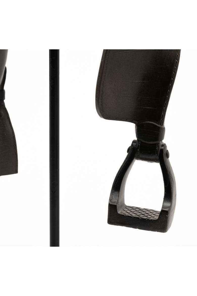 Colt Equestrian-Inspired Horse Saddle, Alternate, color, Black