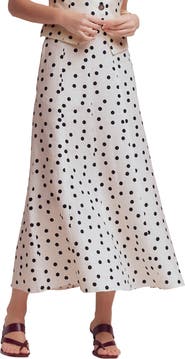Boden Miriam Linen Maxi Skirt