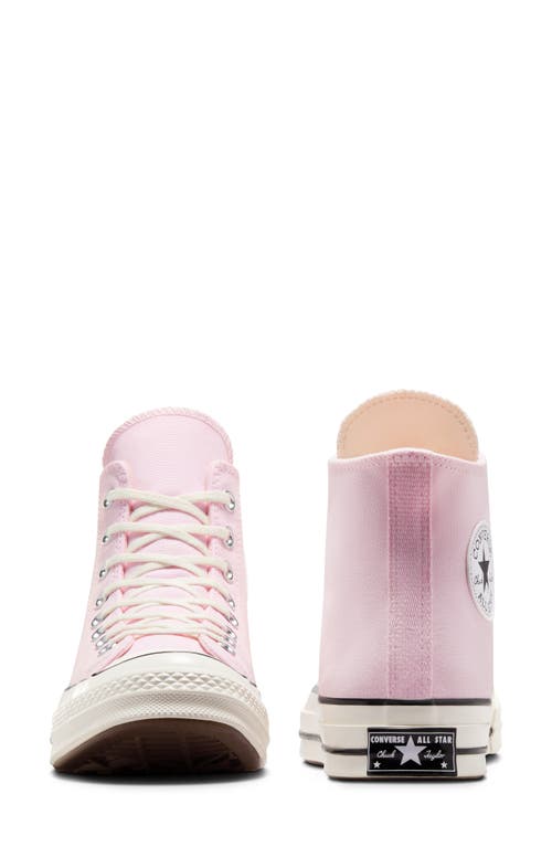 Converse Gender Inclusive Chuck 70 High Top Sneaker In Pink Frosting/egret/black