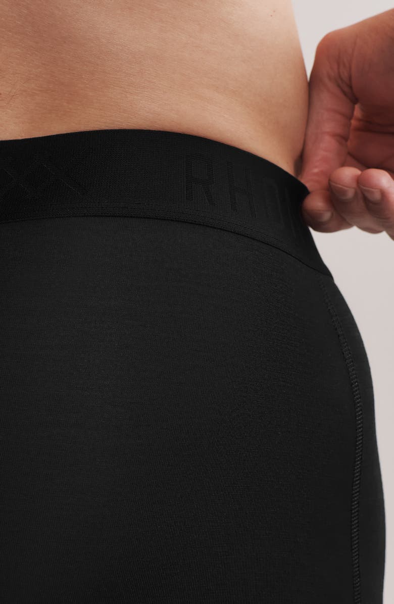 Rhone C.O.R. 4-Inch Boxer Briefs, Alternate, color, Pure Black