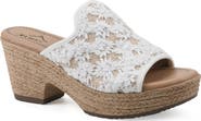 CLIFFS BY WHITE MOUNTAIN Bizzie Platform Wedge Espadrille Sandal