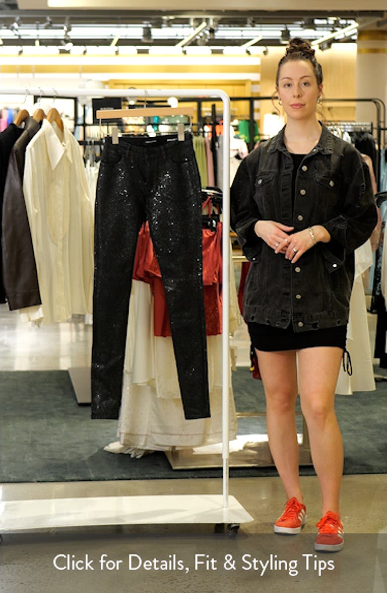 Glitter Skinny Jeans, sales video thumbnail