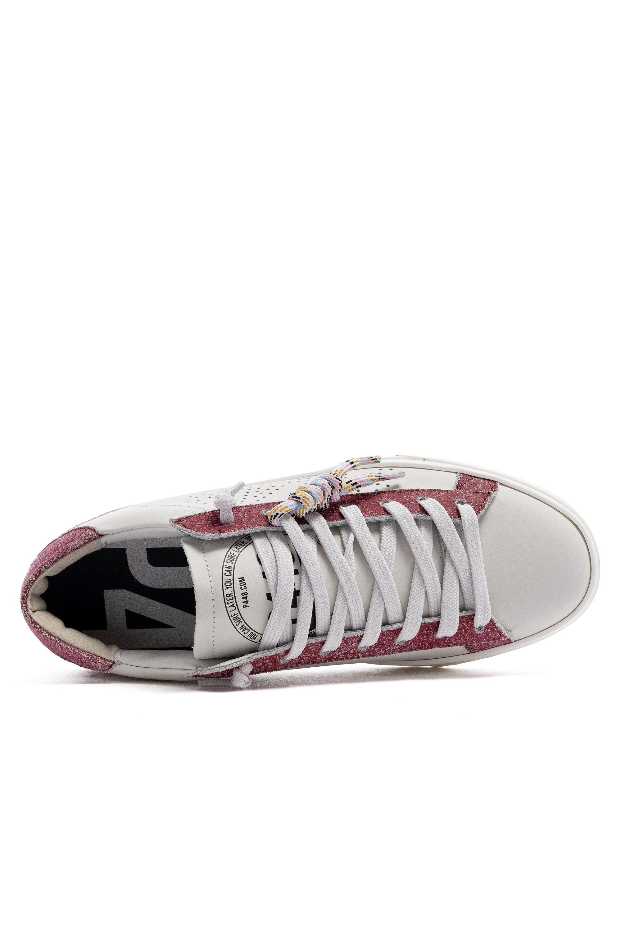 P448 Jack Sneaker, Alternate, color, White Fuchsia