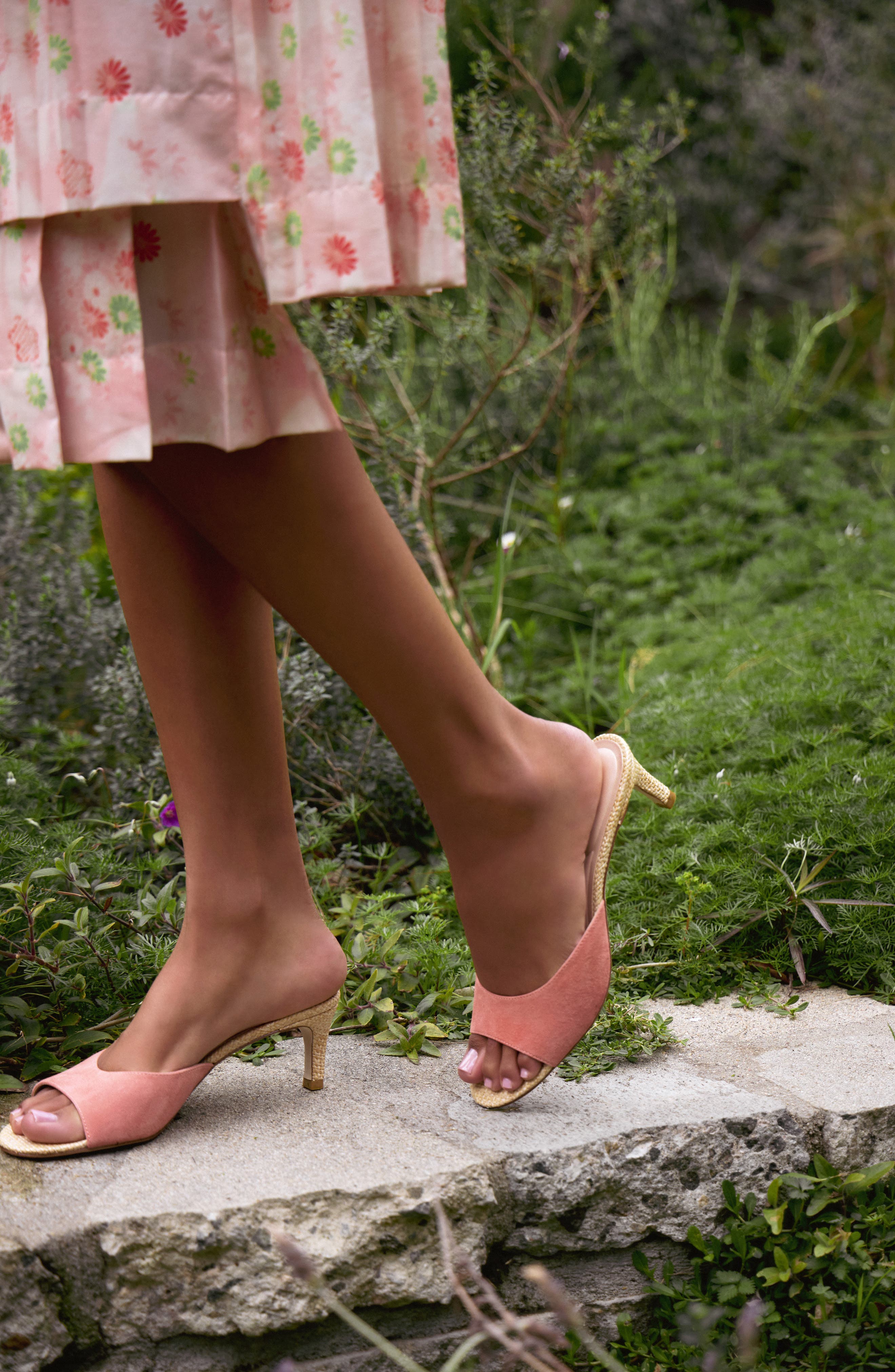 Unia Slide Sandal, Alternate, color, ROSE
