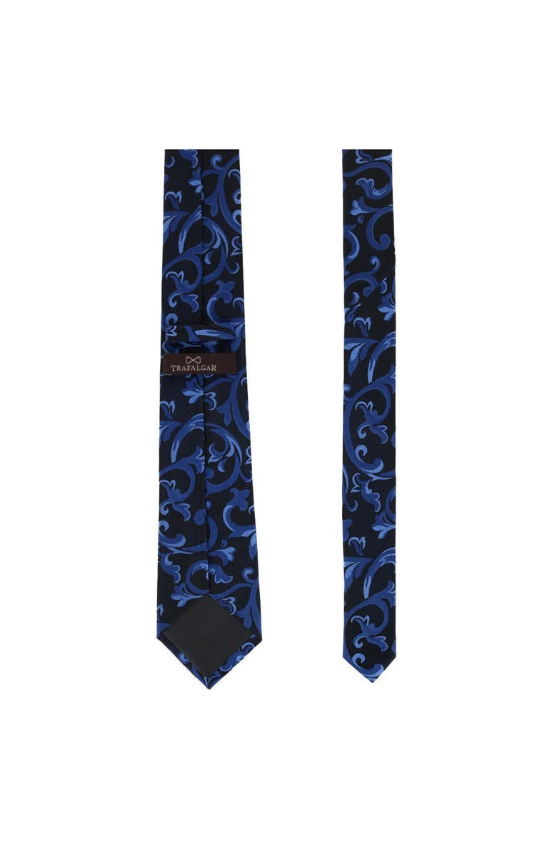 Trafalgar Big & Tall Christian the Romantic Brocade Silk Necktie, Alternate, color, Royal Blue
