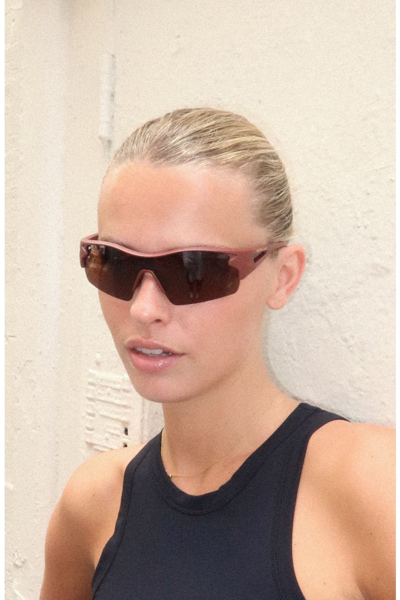 Session Sport Polarized Sunglasses, Alternate, color, Brown