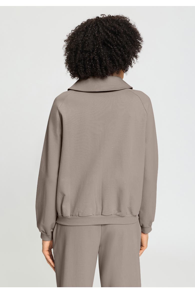 Natural Living Cotton Blend Zip-Up Jacket, Alternate, color, Rose Grey